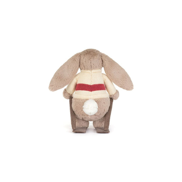 Króliczek beżowy na nartach 20 cm