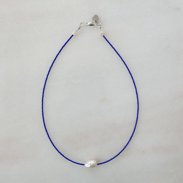 Naszyjnik Essential Pearl - Lapis