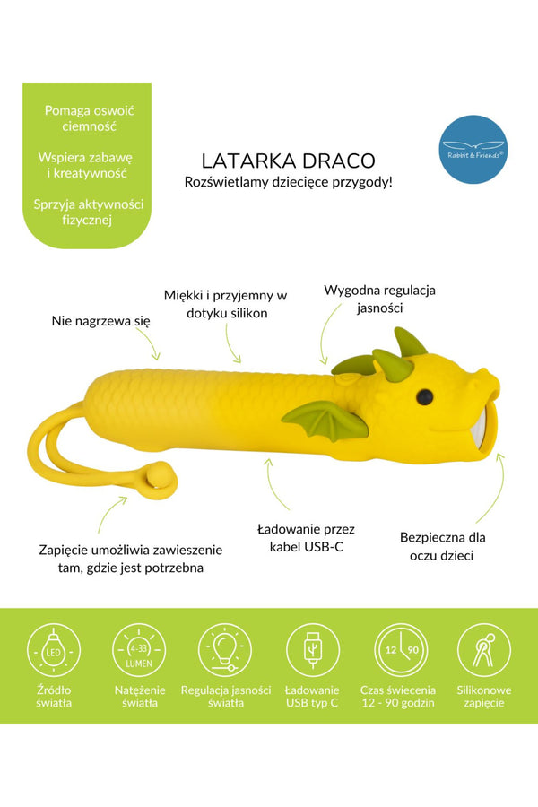 Latarka Smok DRACO