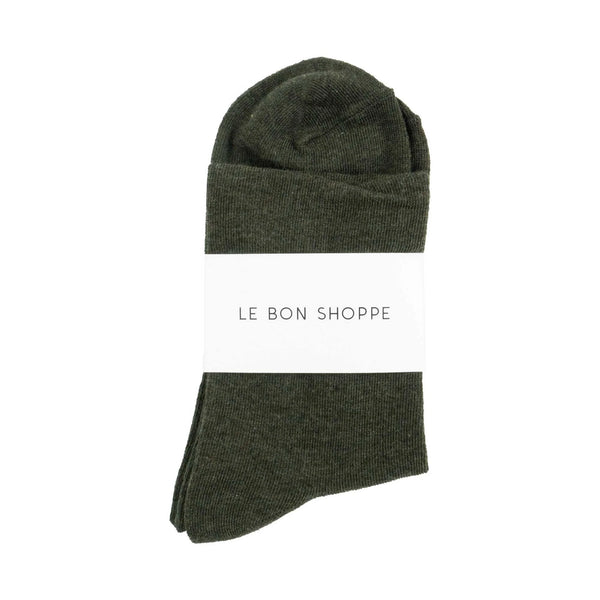 Skarpety Sneaker Socks olive Le Bon Shoppe