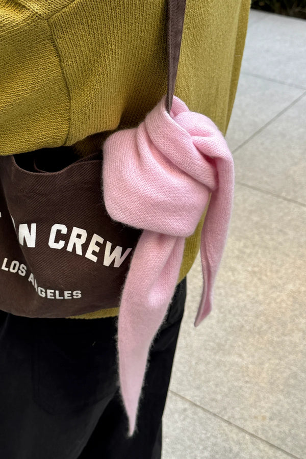Kaszmirowa bandana baby pink