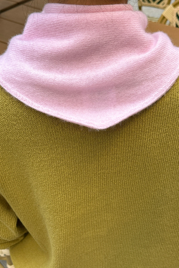 Kaszmirowa bandana baby pink