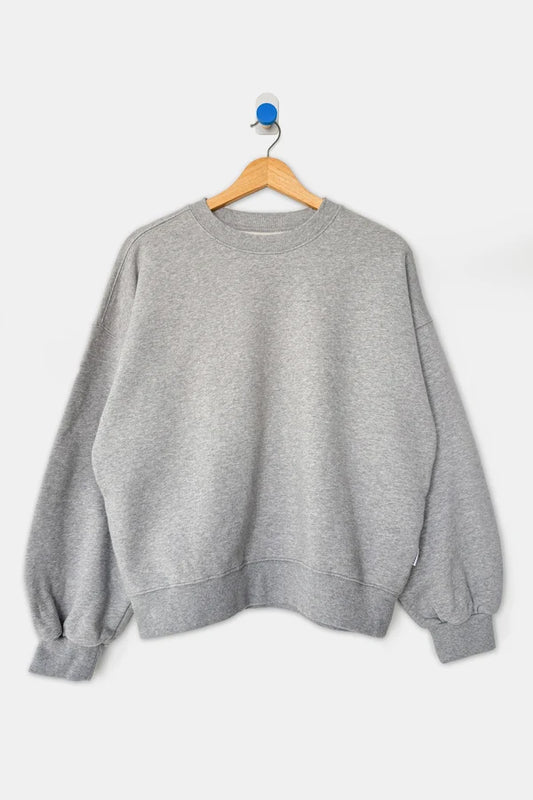 Bluza French Terry Core Sweatshirt melange grey - Le Bon Shoppe