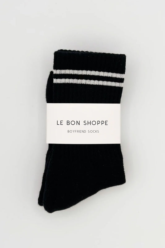 Skarpety Boyfriend Socks noir Le Bon Shoppe