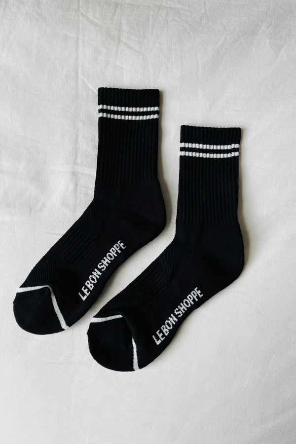 Skarpety Boyfriend Socks noir Le Bon Shoppe