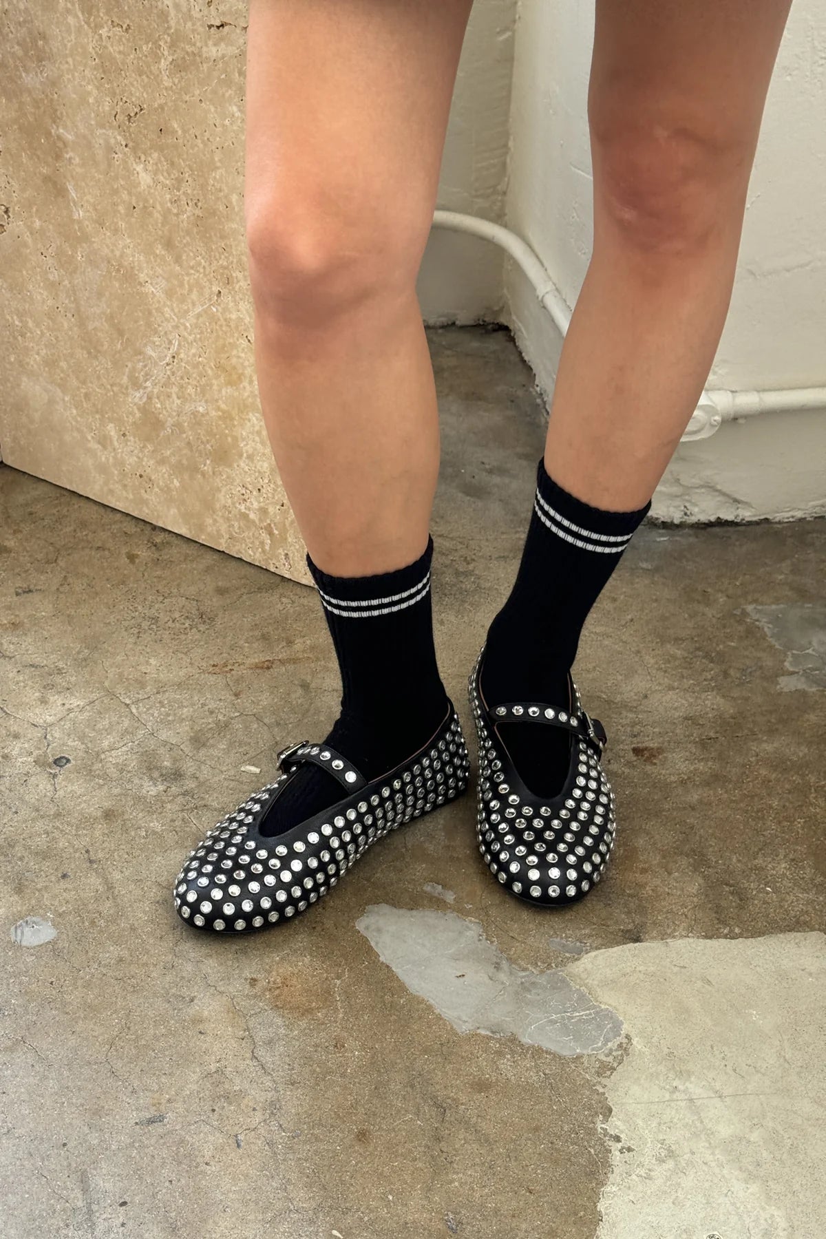 Skarpety Boyfriend Socks noir Le Bon Shoppe