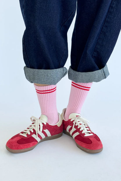 Skarpety Boyfriend Socks amour pink