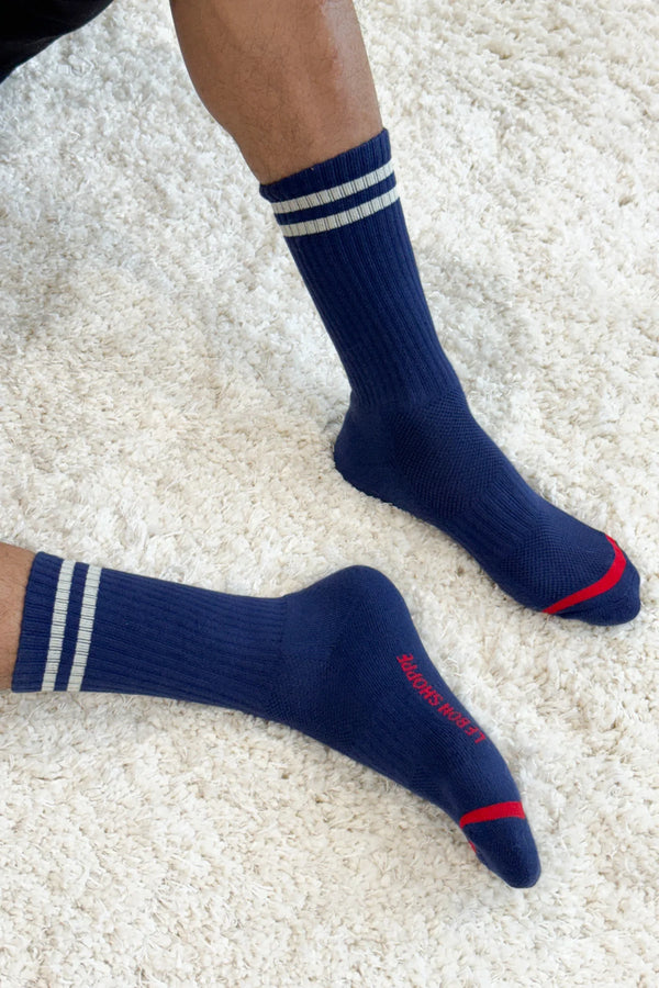 Skarpety Extended Boyfriend Socks OS navy