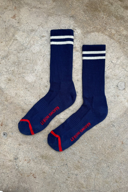Skarpety Extended Boyfriend Socks OS navy