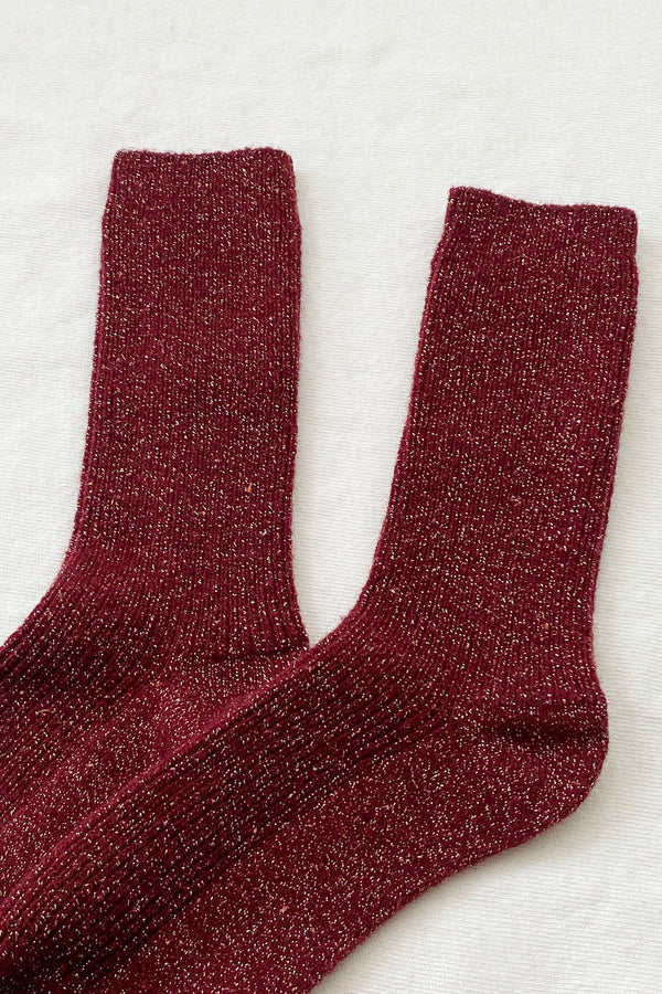 Skarpety Winter Sparkle Socks wine