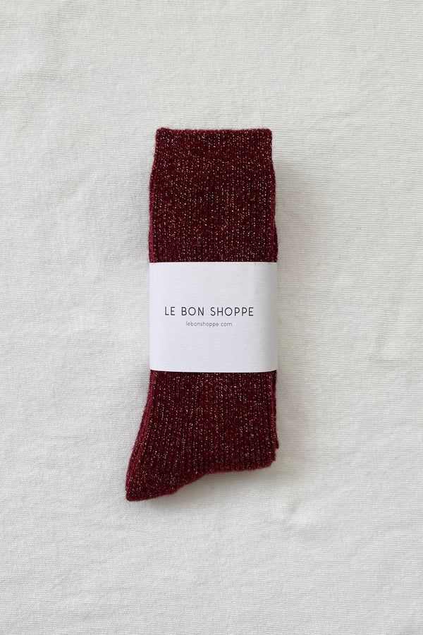 Skarpety Winter Sparkle Socks wine