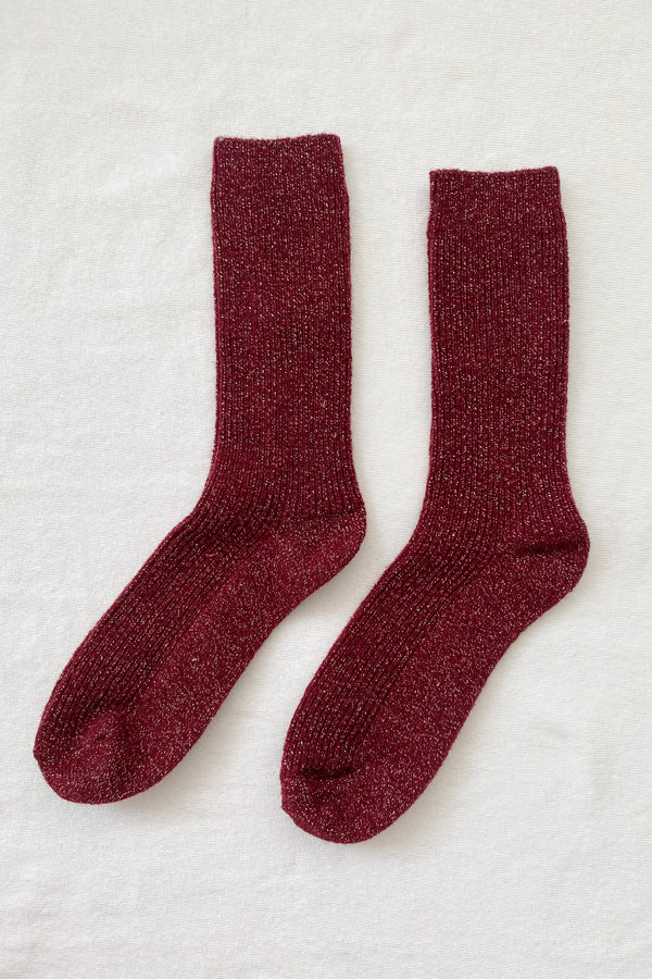 Skarpety Winter Sparkle Socks wine