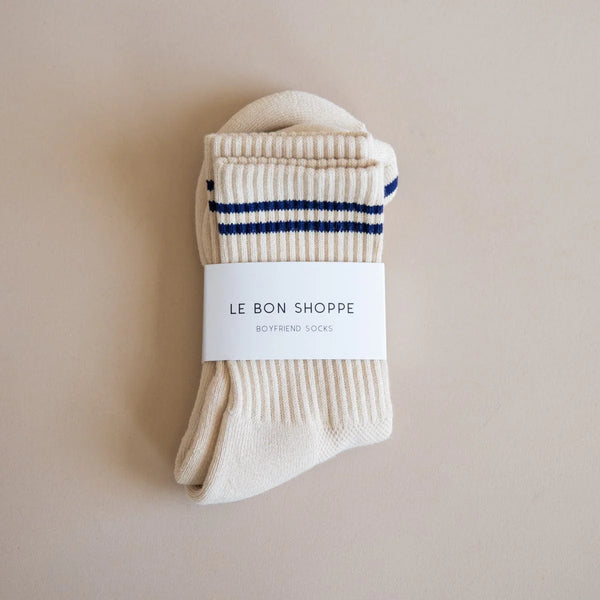 Skarpety Boyfriend Socks navy Le Bon Shoppe