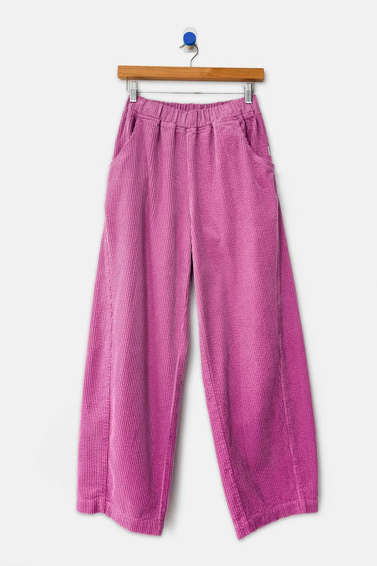 Spodnie Soft Corduroy Arc Pants lilac - Le Bon Shoppe