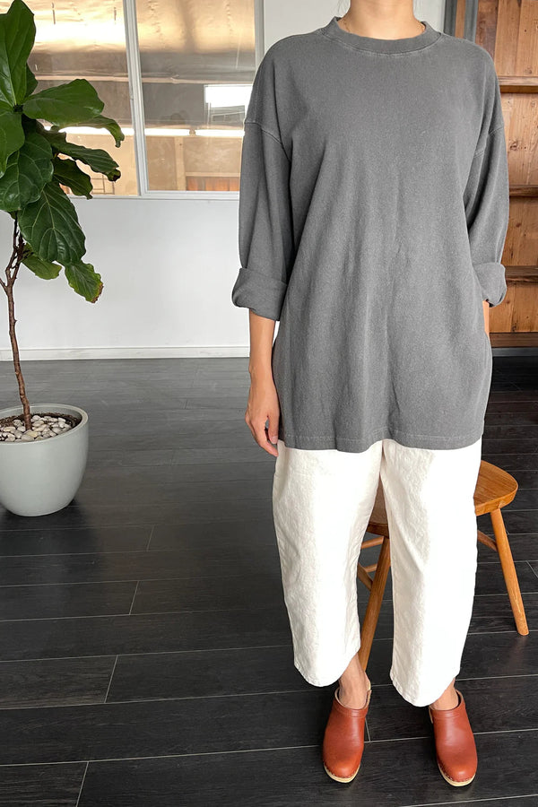 Sunday Tee longsleeve, Coal