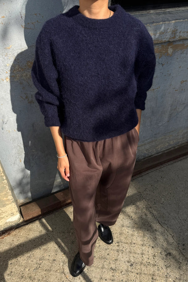 Sweter z alpaki Elio navy