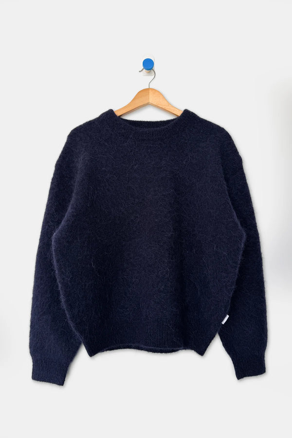 Sweter z alpaki Elio navy