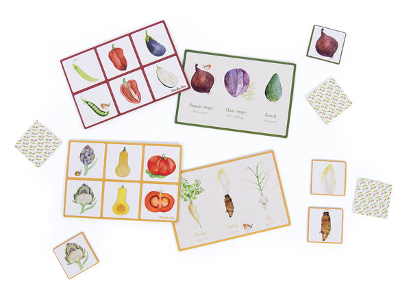 Gra Memo i Lotto z Warzywami