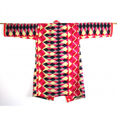 Kimono Trapeze Fuchsia długie