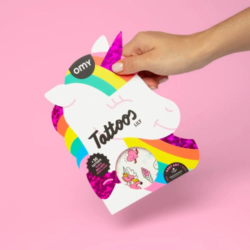 Tatuaże dla Dzieci 50 Sztuk - Lily - Omy