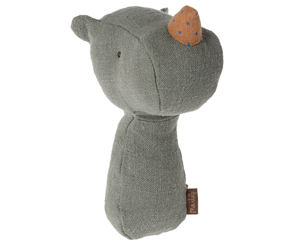 Grzechotka Lullaby Friends Rhino dusty blue