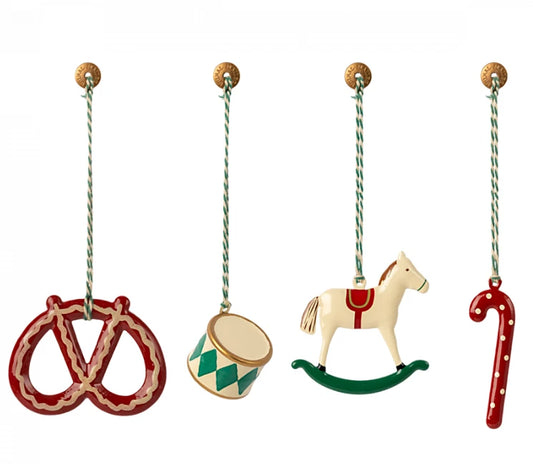 Zestaw metalowych ozdób choinkowych Peter's Christmas