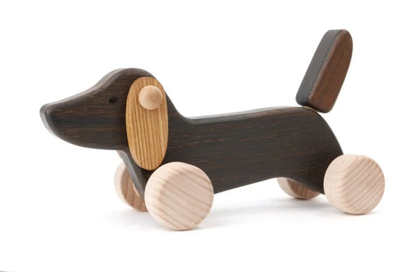 Piesek Jamnik do Ciągnięcia natural dark