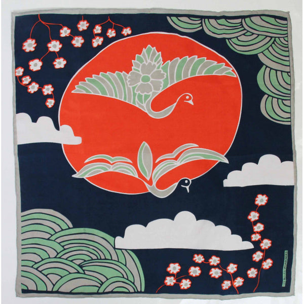 Apaszka jedwabna Agami Marine/Navy mała