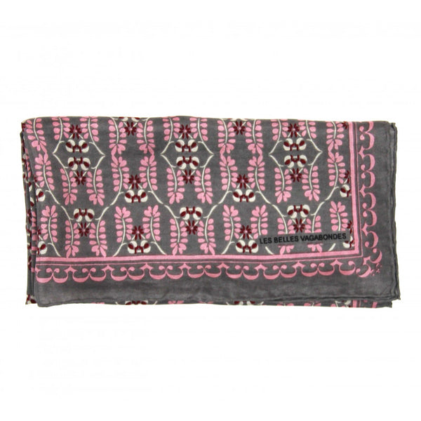 Apaszka jedwabna Albertine Brown mała