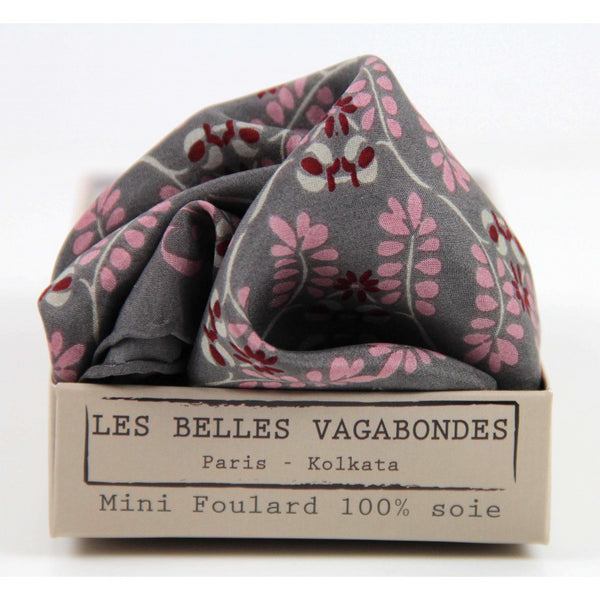 Apaszka jedwabna Albertine Brown mała