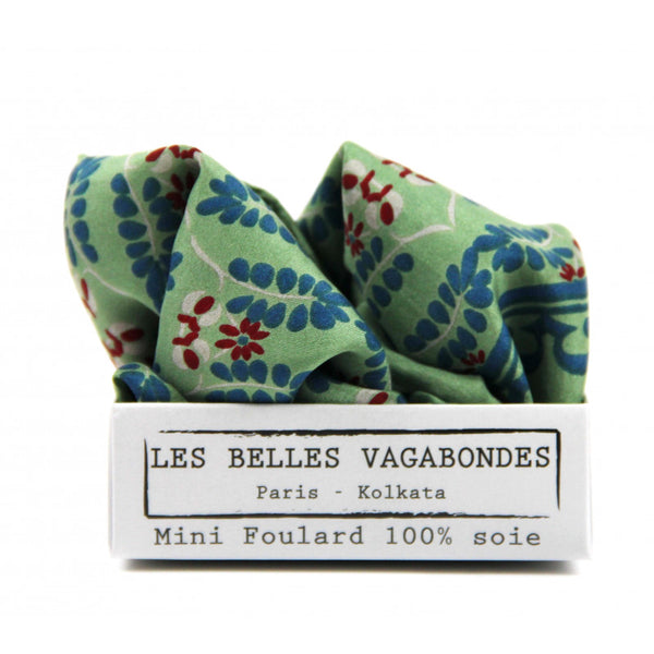 Apaszka jedwabna Albertine Green mała