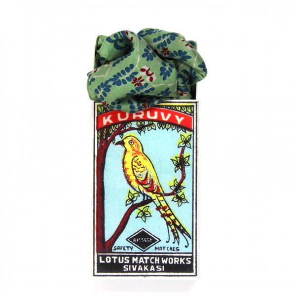 Apaszka jedwabna Albertine Green mała