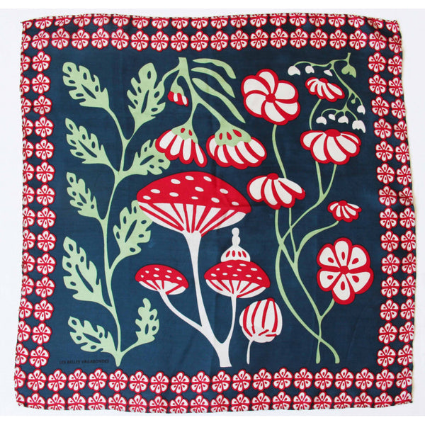 Apaszka jedwabna Alice Marine/Navy mała