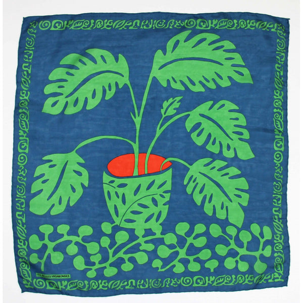 Apaszka jedwabna Arum Green mała