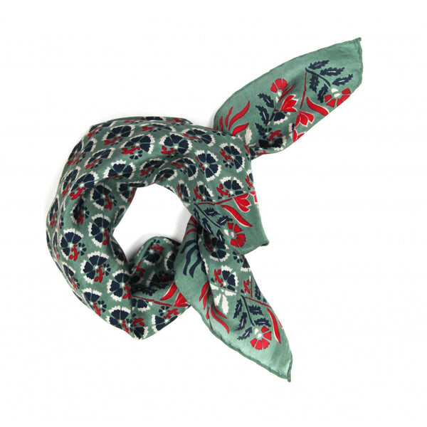 Apaszka jedwabna Augustine Khaki mała