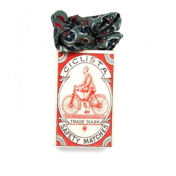 Apaszka jedwabna Augustine Khaki mała