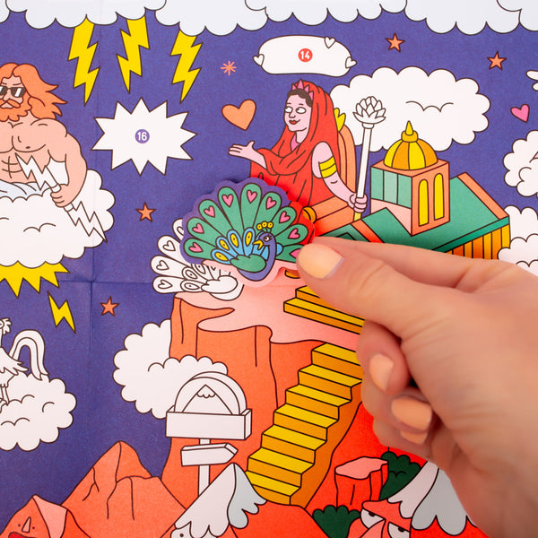 Plakat do Nauki i Zabawy - Mitologia