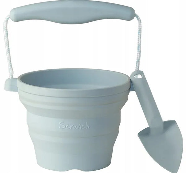 Silikonowe Wiaderko z Łopatką - Błękit