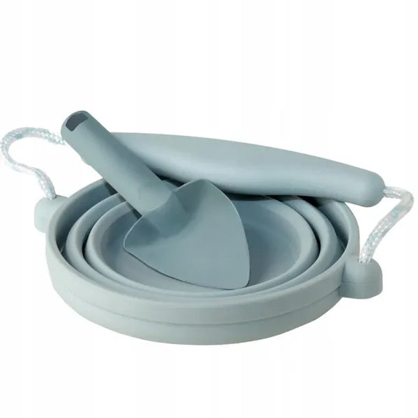 Silikonowe Wiaderko z Łopatką - Błękit