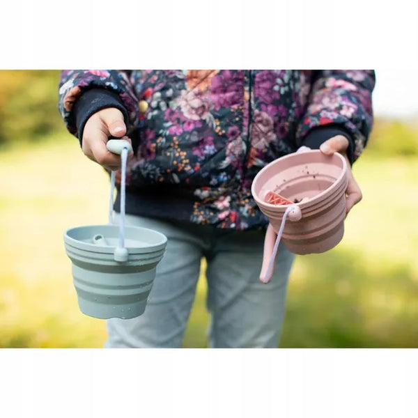 Silikonowe Wiaderko z Łopatką - Błękit