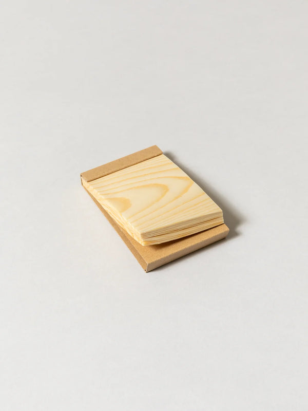 Notes Kizara Wood Sheet Memo Pad Small