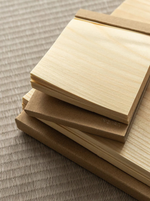 Notes Kizara Wood Sheet Memo Pad Small