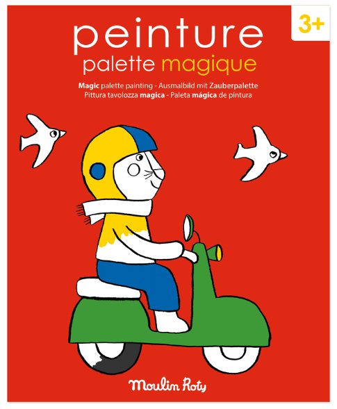 Kolorowanka z Farbami Les Popipop