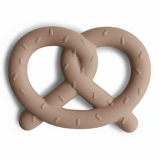 Silikonowy Gryzak Pretzel natural