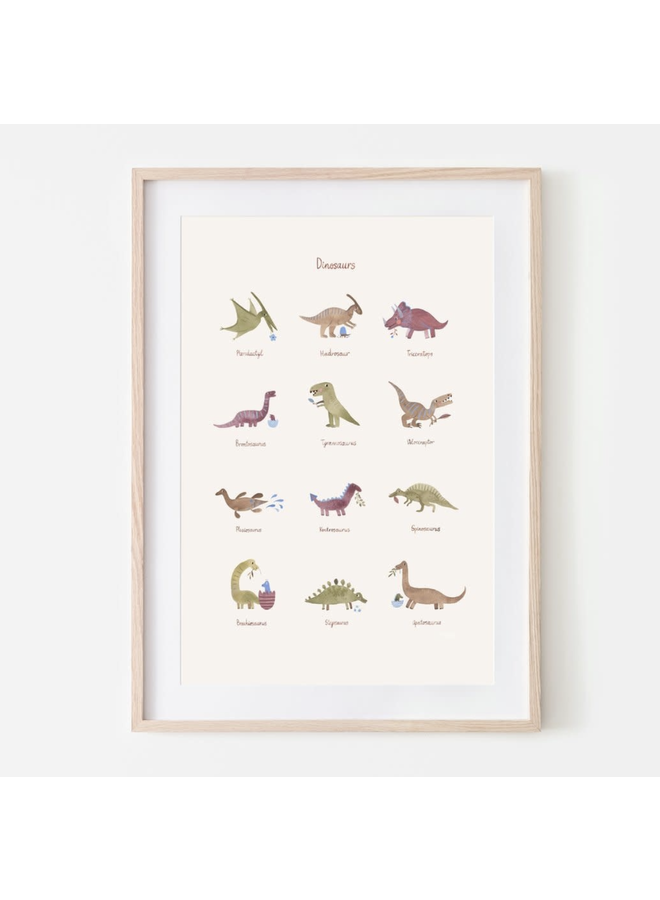 Plakat Dinosaurs Medium