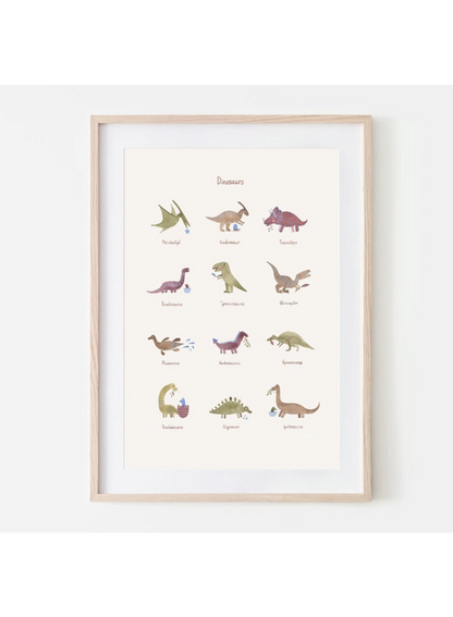 Plakat Dinosaurs Medium