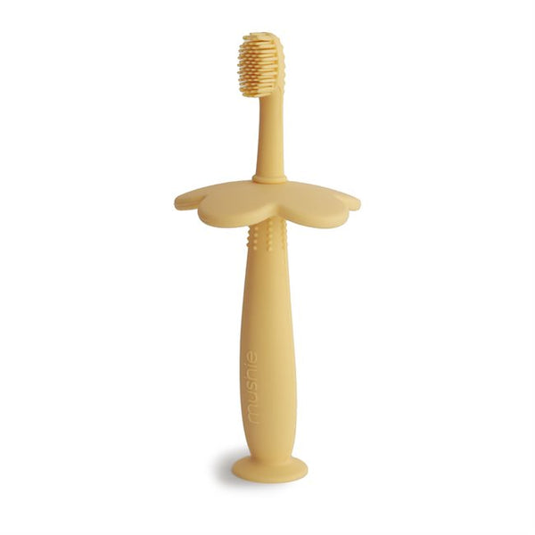 Szczoteczka do Nauki Mycia Ząbków Flower Pale Daffodil