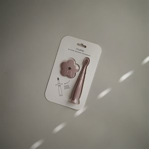 Szczoteczka do Nauki Mycia Ząbków Flower Soft Lilac