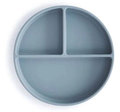 Mushie Talerzyk Silikonowy z Przyssawką Powder Blue
