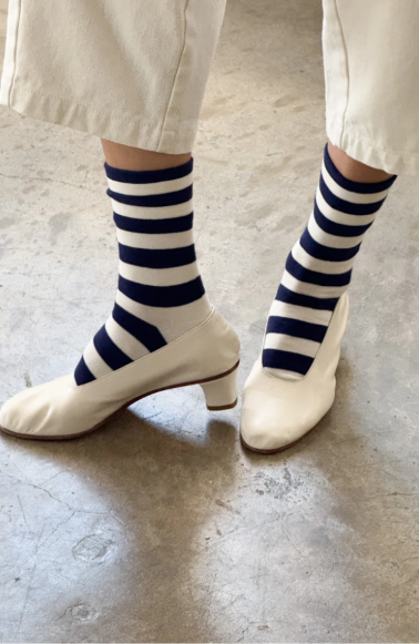 Skarpety Wally Socks Wide/Navy stripe